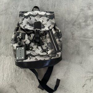 L.A.M.B. Gwen Stefani Clandon Backpack Rare Lace Print Bag Handbag Purse